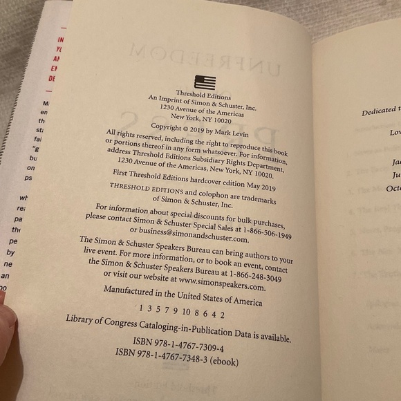 Unfreedom of the Press book by Mark Levin Hardcover - Picture 3 of 5